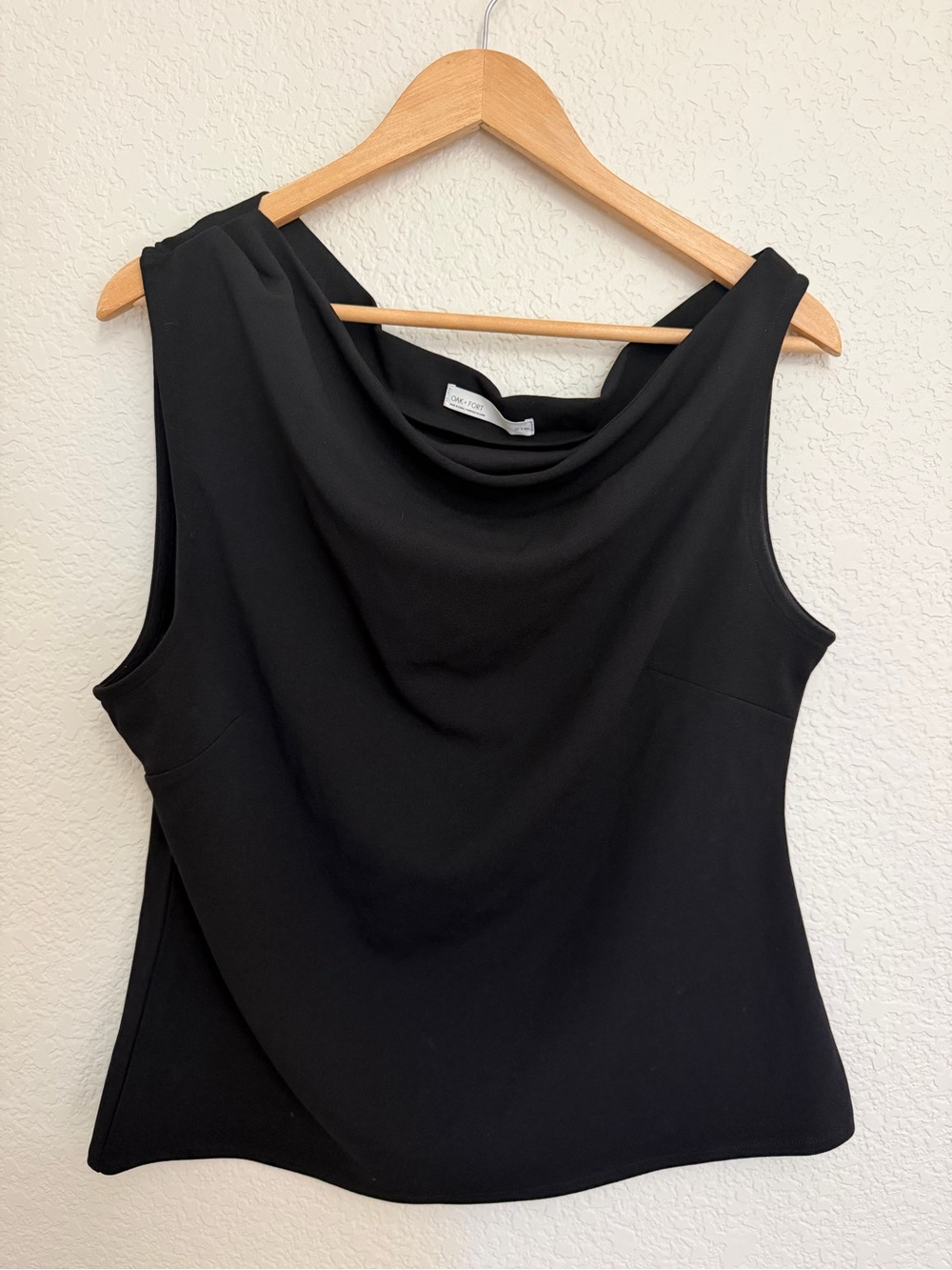 OAK + FORT Asymmetrical Off The Shoulder Top